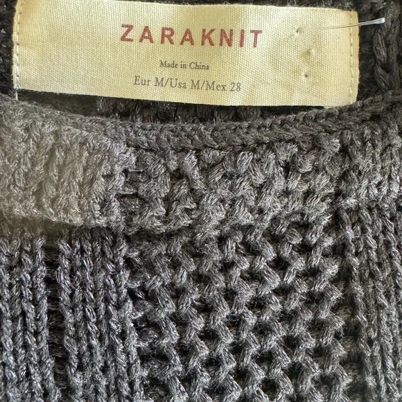 Zara Knit Sweater with Embellishments - Picture 4 of 4